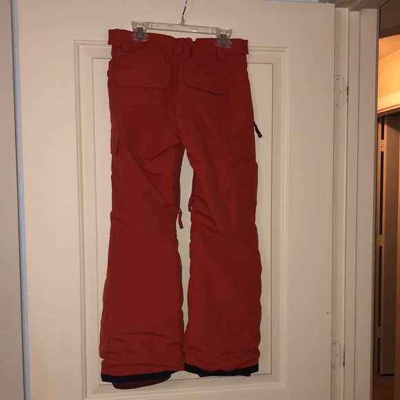Burton ski snowboard pants brick red M 10 12 - Picture 8 of 12